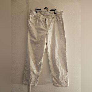 Old Navy Jeans Size 16 Metallic Silver High-Rise OG Straight Leg  Pockets